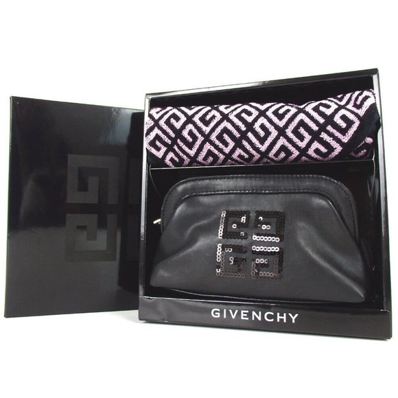 NWT Authentic Givenchy Pouch and Cloth Gift Set - Picture 1 of 7